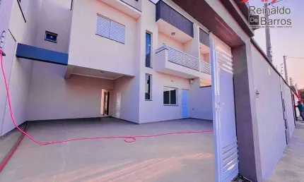 Sobrado com 3 dormitórios à venda, 112 m² por r$ 630.000,00 - balneário san marcos - itanhaém/sp