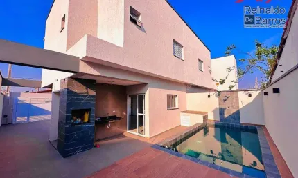 Sobrado com 3 dormitórios à venda, 102 m² por r$ 585.000,00 - balneário san marcos - itanhaém/sp