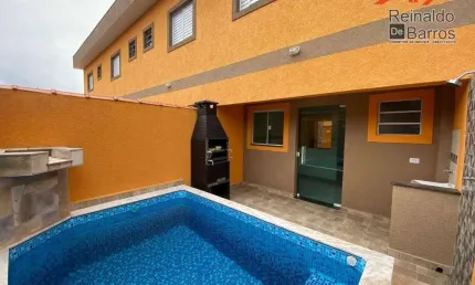 Sobrado com 2 dormitórios à venda, 98 m² por r$ 319.000,00 - cibratel ii - itanhaém/sp