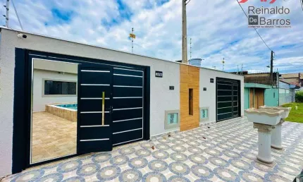 Casa com 3 dormitórios à venda, 88 m² por R$ 419.000,00 - Bopiranga - Itanhaém/SP