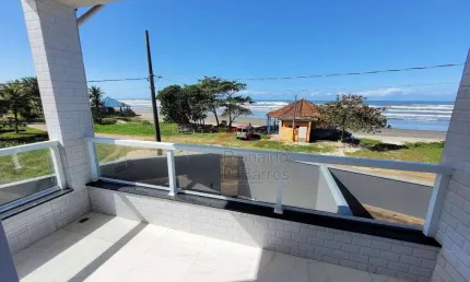 Sobrado frente Mar com piscina , churrasqueira em Campos Elíseos - Itanhaém .