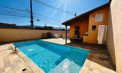 Casa com 2 dormitórios à venda, 75 m² por R$ 349.000,00 - Jardim Suarão - Interior - Itanhaém/SP