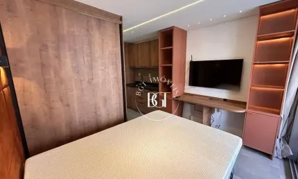 Studio com 1 dormitório à venda, 25 m² por r$ 560.000 - vila regente feijó - são paulo/sp