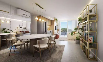 Apartamento com 2 dormitórios à venda, 71 m² por R$ 898.723,76 - João Paulo - Florianópolis/SC