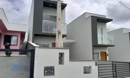 Casa com 2 dormitórios à venda, 79 m² por R$ 430.000,00 - Potecas - São José/SC