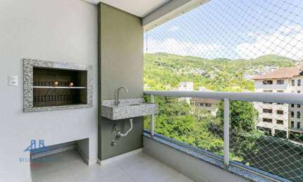 Apartamento com 2 dormitórios para alugar, 82 m² por R$ 5.470,00/mês - Saco Grande - Florianópolis/SC