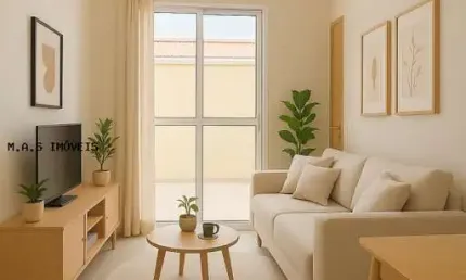 Apartamento Garden para Venda em São José dos Pinhais, Cidade Jardim, 2 dormitórios, 1 banheiro, 1 vaga