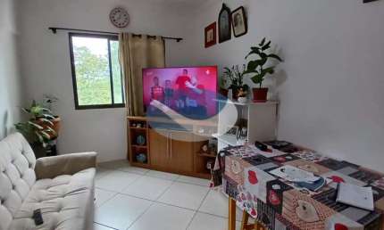BELO APARTAMENTO 1 DORMITÓRIO,  Sumaré, Caraguatatuba, SP - AP456