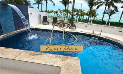 Apartamento lindo 02 dormitórios com 01 vaga de garagem e vista parcial para o mar! prédio frente mar!