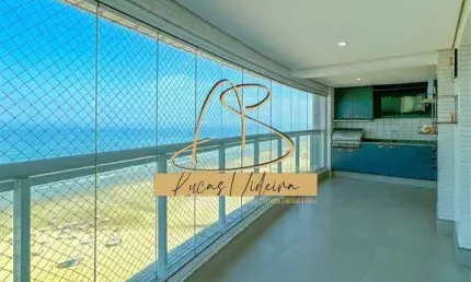 Apartamento alto padrão 03 dormitórios com 03 suite com vista panoramica para o mar! a mais bela vista de praia grande