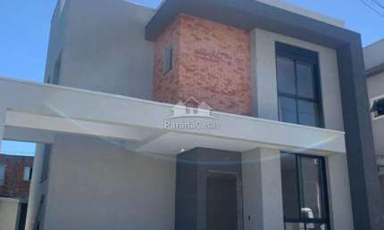 Casa em condomínio fechado com 3 quartos à venda na Rua Ângelo Tozim, 230, Campo de Santana, Curitiba, 121 m2 por R$ 699.000