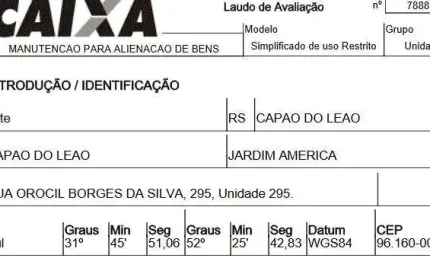 Oportunidade Única em CAPAO DO LEAO - RS | Tipo: Terreno | Negociação: Venda Direta Online  | Situação: Imóvel