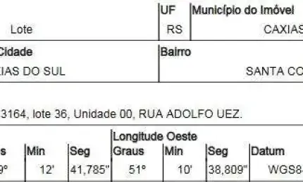 Oportunidade única em caxias do sul - rs | tipo: terreno | negociação: venda direta online  | situação: imóvel