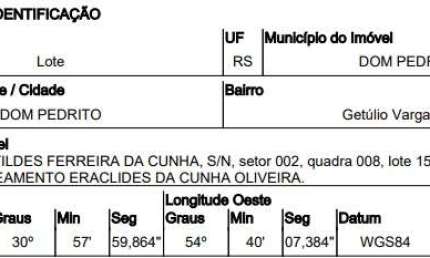 Oportunidade Única em DOM PEDRITO - RS | Tipo: Terreno | Negociação: Venda Online  | Situação: Imóvel