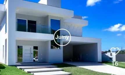 CASA EM CONDOMÍNIO COM 4 DORMITÓRIOS SENDO 3 SUÍTES