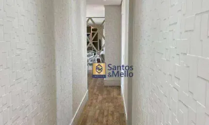 Apartamento com 3 dormitórios para alugar, 128 m² por R$ 6.500,00/mês - Centro - Santo André/SP