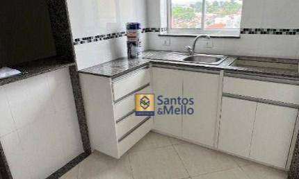 Apartamento com 2 dormitórios para alugar, 70 m² por R$ 2.300,00/mês - Vila Pires - Santo André/SP