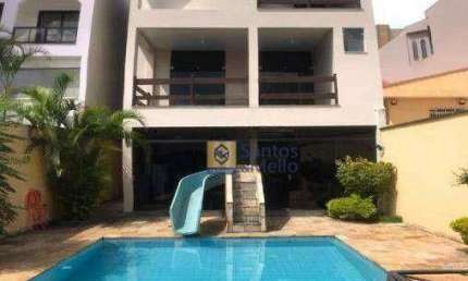 Sobrado com 4 dormitórios para alugar, 580 m² por R$ 16.500,00/mês - Campestre - Santo André/SP