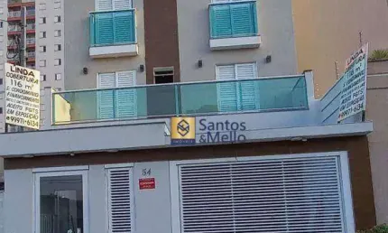Apartamento com 2 dormitórios à venda, 58 m² por R$ 350.000,00 - Vila Homero Thon - Santo André/SP