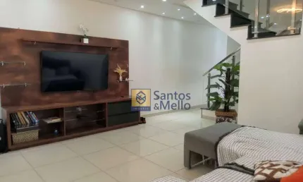 Sobrado com 3 dormitórios à venda, 215 m² por r$ 820.000,00 - parque marajoara - santo andré/sp