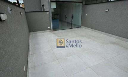 Cobertura com 2 dormitórios, 50 m² - venda por R$ 490.000,00 ou aluguel por R$ 3.280,00/mês - Jardim Santo Alberto - Santo André/SP