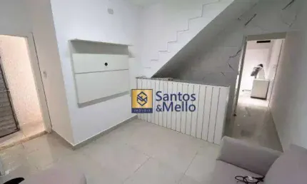 Sala para alugar, 40 m² por r$ 1.535,00/mês - vila curuçá - santo andré/sp