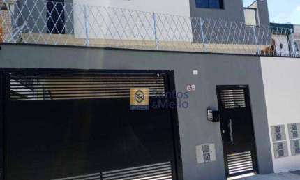 Kitnet com 1 dormitório para alugar, 25 m² por R$ 2.400,01/mês - Bangu - Santo André/SP