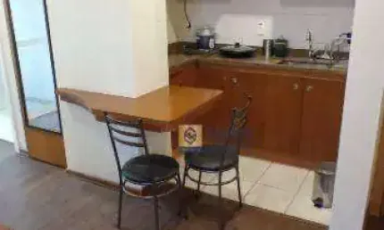 Apartamento com 1 dormitório para alugar, 59 m² por R$ 3.500,00/mês - Centro - Santo André/SP