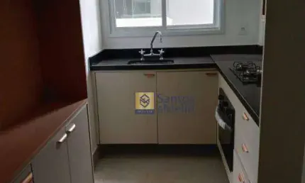 Apartamento com 1 dormitório para alugar, 63 m² por R$ 3.456,14/mês - Parque das Nações - Santo André/SP