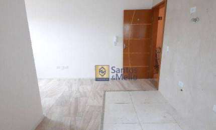 Cobertura com 2 dormitórios para alugar, 72 m² por R$ 1.955,02/mês - Vila Tibiriçá - Santo André/SP