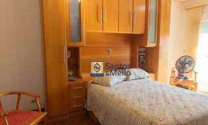 Apartamento com 3 dormitórios para alugar, 244 m² por R$ 4.937,01/mês - Campestre - Santo André/SP