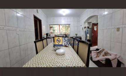 Casa com 3 dormitórios para alugar, 110 m² por R$ 3.200/mês - Vila Alzira - Santo André/SP
