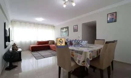 Apartamento com 3 dormitórios para alugar, 96 m² por R$ 4.747,00/mês - Vila Assunção - Santo André/SP