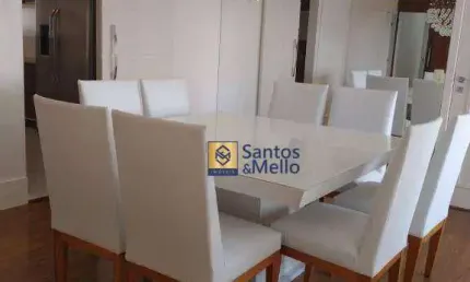 Apartamento com 3 dormitórios para alugar, 121 m² por R$ 6.500,00/mês - Casa Branca - Santo André/SP
