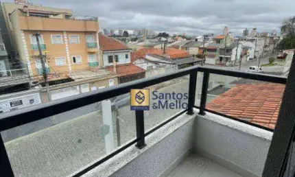 Apartamento com 2 dormitórios para alugar, 48 m² por R$ 2.400,00/mês - Vila São Pedro - Santo André/SP