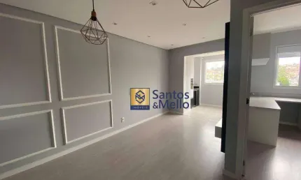 Apartamento com 2 dormitórios, 59 m² - venda por r$ 445.000 ou aluguel por r$ 3.150/mês - vila tibiriçá - santo andré/sp