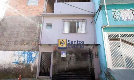 Casa com 2 dormitórios para alugar, 155 m² por r$ 2.000,00/mês - jardim alzira franco - santo andré/sp