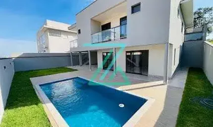 Casa nova recém construída em condomínio fechado de alto padrão à Venda no Portal do Paraíso II, Ju