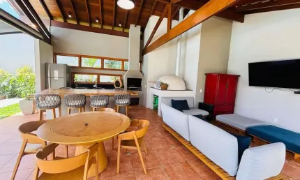 Casa em condomínio fechado com 3 quartos à venda na rua comendador gumercindo barranqueiros, jardim santa teresa, jundiaí, 418 m2 por r$ 4.897.000