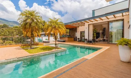 Excepcional casa para venda e locação em condominio de luxo em atibaia