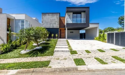 Casa contemporânea com 4 suítes a venda em atibaia - sp