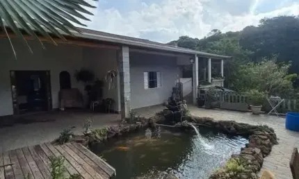 Linda chácara arborizada com lago de carpas e muitas frutíferas - Mairiporã