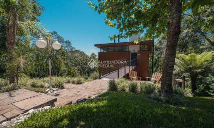Casa em condomínio fechado com 3 quartos para alugar na Rua Pedro Carlos Franzen, 520, Mato Queimado, Gramado, 250 m2 por R$ 18.900