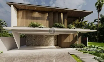 Casa em condomínio fechado com 4 quartos à venda na Avenida Governador Celso Ramos, 18, Jardim Dourado, Porto Belo por R$ 6.300.000