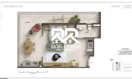 Apartamento com 1 quarto à venda em Copacabana, Rio de Janeiro 