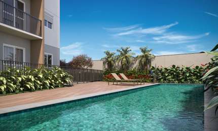 Vibra Santo Amaro - 2 Dorm 37 à 41m2 c/Sacada e opção de vaga
