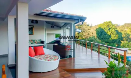 Chácara com 3 dormitórios à venda, 5200 m² por r$ 3.500.000,00 - lagos de shanadu - indaiatuba/sp