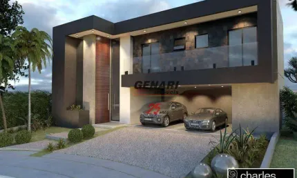 Sobrado com 4 dormitórios à venda, 250 m² por R$ 2.950.000,00 - Condomínio Maria José - Indaiatuba/SP