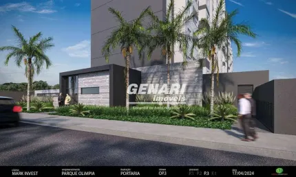 Apartamento com 2 quartos à venda, 44 m² por R$ 365.267 - Residencial Parque Olímpia - Indaiatuba/SP