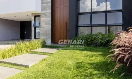 Casa com 3 quartos suítes, sendo 1 suíte master à venda, 216 m² por R$ 2.230.000 - Condomínio Maria José - Indaiatuba/SP